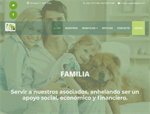 Tablet Screenshot of lamutualdeempleados.org.ar
